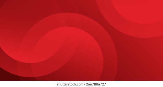 Roter, moderner, abstrakter Hintergrund. Dynamische Formen Zusammensetzung einfach modern