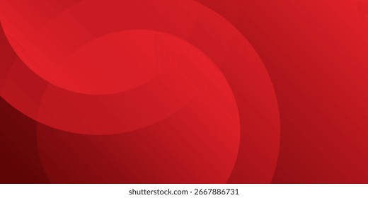 Roter, moderner, abstrakter Hintergrund. Dynamische Formen Zusammensetzung einfach