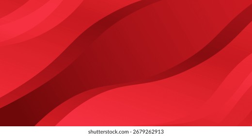 Fundo abstrato moderno vermelho com formas dinâmicas composição arte design moderno