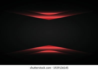 Red Modern Abstract Background. Vector Illustration