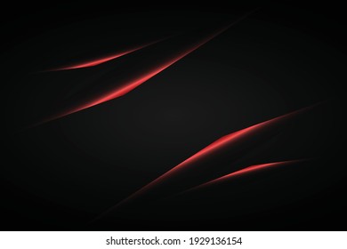 Red Modern Abstract Background. Vector Illustration