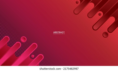 Red modern abstract background vector