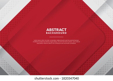 red modern abstract geometric background template