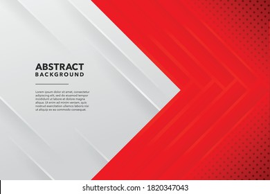 red modern abstract geometric background template