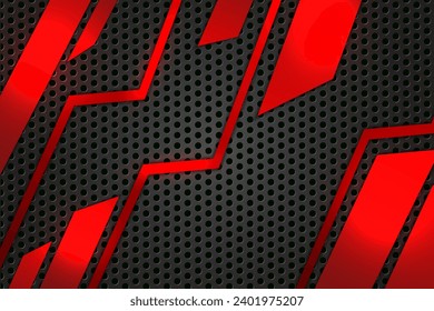 Red Modern Abstract Style Background