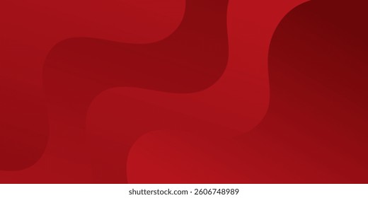 Red modern background with dynamic shapes composition design abstract modern