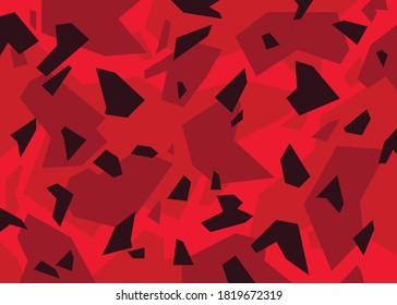 Moderne rote Tarnung. Vektorhintergrund für Web, Hintergrund, Oberflächendesign.