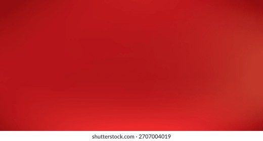 Fondo de brillo de Navidad moderno rojo con estrellas. Resplandor festivo borroso abstracto simple