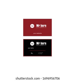 Red modern creative business card and name card,horizontal simple clean template vector design, layout in rectangle size.