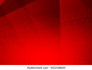 Red modern futuristic geometric abstract vector background with copy space, modern design