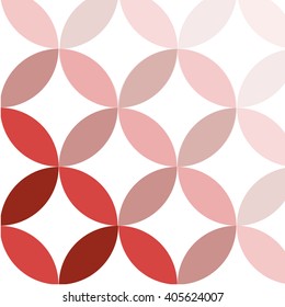 red modern geometrical pattern vector