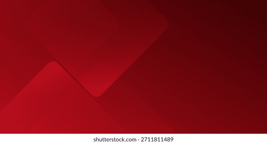 Red modern with simple element shapes abstract background. Modern design. Banner, backdrop, brochure presentation design