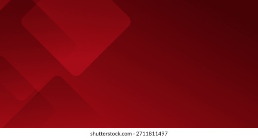 Red modern with simple element shapes abstract background