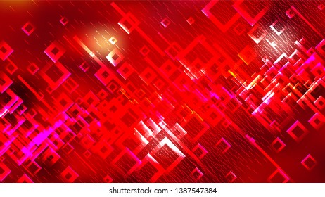 Red Modern Square Abstract Background