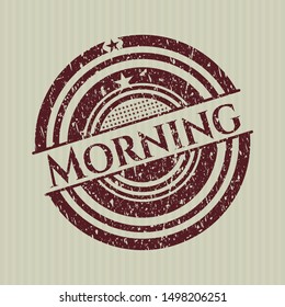 Red Morning distressed rubber grunge texture stamp