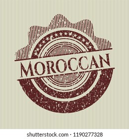 Red Moroccan distress rubber texture