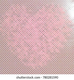 Red mosaic tile with different ornament shapes. Monochrome background for paper, wallpaper, print, background. Stylish seamless red mosaic tile. Ornamental