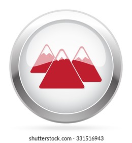 Red Mountain icon on chrome web button