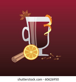red mulled wine