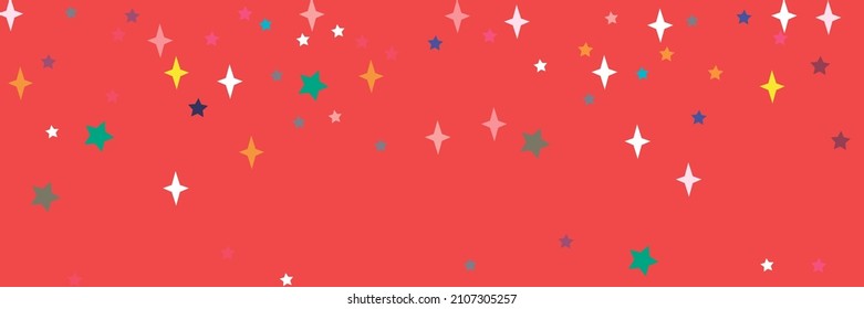 Imagen De Diseño Amarillo De Color Rojo Multicolor Caótico Pastel Violeta De Impresión. Vibrante rosa Vivid Stars Turquoise Green Bright Stars Ornament. Lavanda azul de color blanco colorido Indigo Azure Sea Orange Sky Background.