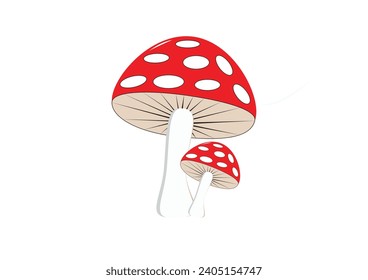 It is a red mushroom