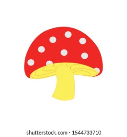 red mushroom clip art illustration vector