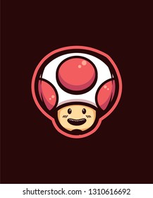 Red Mushroom E Sports Logo