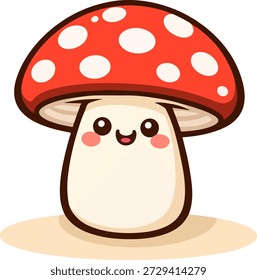 A red mushroom and