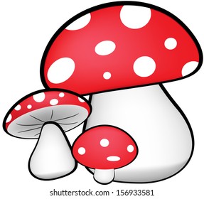 Red Mushrooms