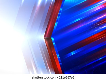 Red n blue.