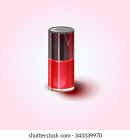 red nail varnish