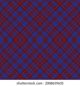 Tartán texturado de la Marina Roja Argyle Plaid Tartán Diseño de patrón sin fin para textiles de moda y gráficos