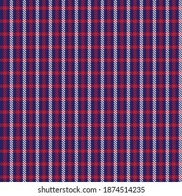 Red Navy Asymmetric Plaid textured seamless pattern suitable for fashion textiles and graphics