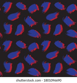 Red Navy Brush Stroke Camouflage abstract seamless pattern background suitable for fashion textiles, graphics