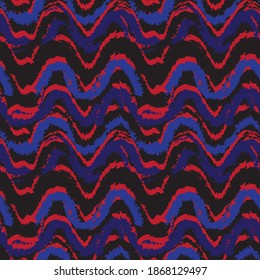 Red Navy Brush stroke fur pattern design for fashion prints, homeware, graphics, backgrounds