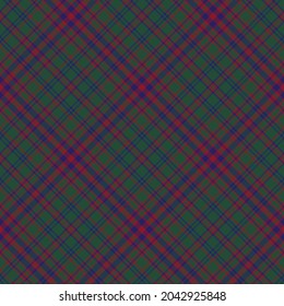 Red Navy Diagonal Plaid Tartan textured Seamless pattern design suitable for fashion textiles and graphics