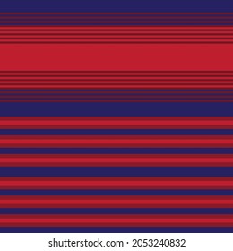 Red Navy Doppelgestreiftes, nahtloses Musterdesign für Modetextilien und Grafiken