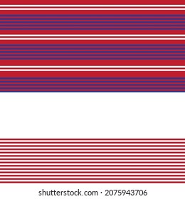 Red Navy Double striped seamless pattern design for fashion textiles and graphics