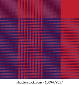 Red Navy Glen Plaid textured seamless pattern suitable for fashion textiles and graphics