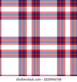 Red Navy Glen Plaid textured seamless pattern suitable for fashion textiles and graphics