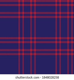 Red Navy Glen Plaid textured seamless pattern suitable for fashion textiles and graphics