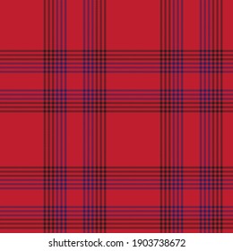 Red Navy Ombre Plaid textured seamless pattern suitable for fashion textiles and graphics