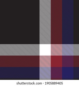 Red Navy Ombre Plaid textured seamless pattern suitable for fashion textiles and graphics