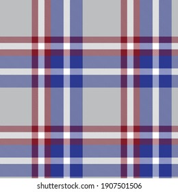 Red Navy Ombre Plaid textured seamless pattern suitable for fashion textiles and graphics