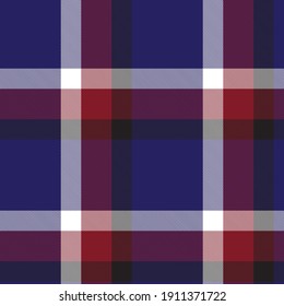 Red Navy Ombre Plaid textured seamless pattern suitable for fashion textiles and graphics