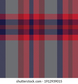 Red Navy Ombre Plaid textured seamless pattern suitable for fashion textiles and graphics