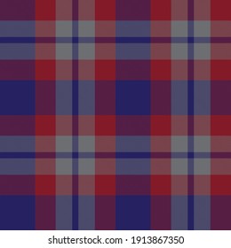 Red Navy Ombre Plaid textured seamless pattern suitable for fashion textiles and graphics
