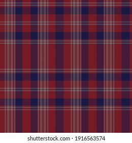 Red Navy Ombre Plaid textured seamless pattern suitable for fashion textiles and graphics