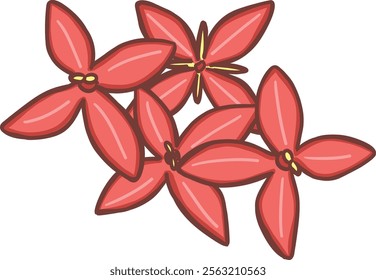 red needle flower for Teacher respect day 
