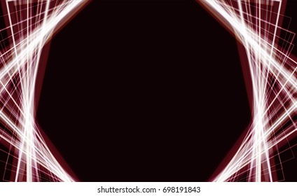 Red Neon lights, Abstract background.